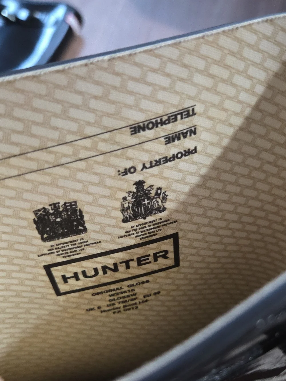 Hunter Women's Black Tall Gloss Rain Boots